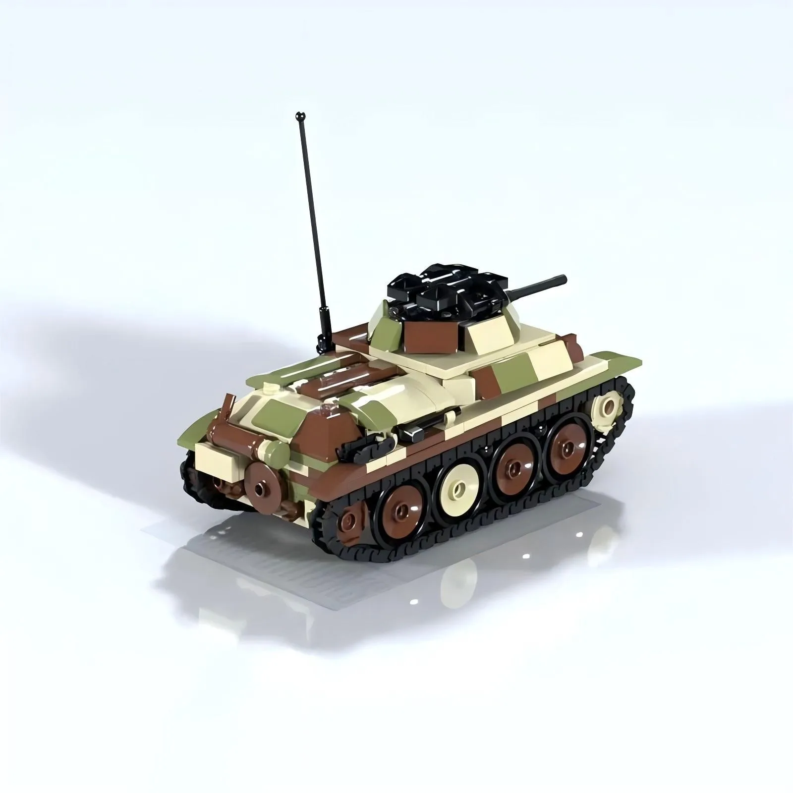 Lego Compatible Military Tank - ชุดตัวต่อรถถังทหาร MOC ยานยนต์รบทหารอุปกรณ์ไฮเทค รถลาดตระเวน Sdkfz 140