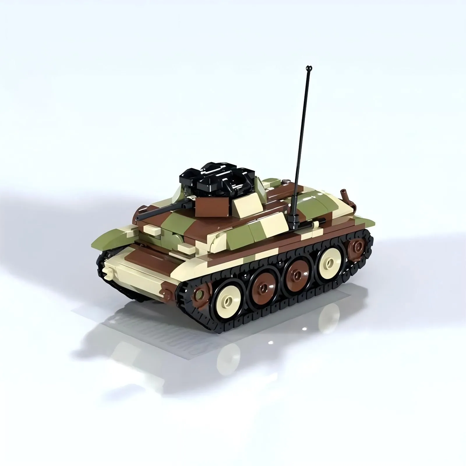 ชุดตัวต่อรถถังทหาร MOC ยานยนต์ - Lego Compatible Military Tank บทวิจารณ์และราคา